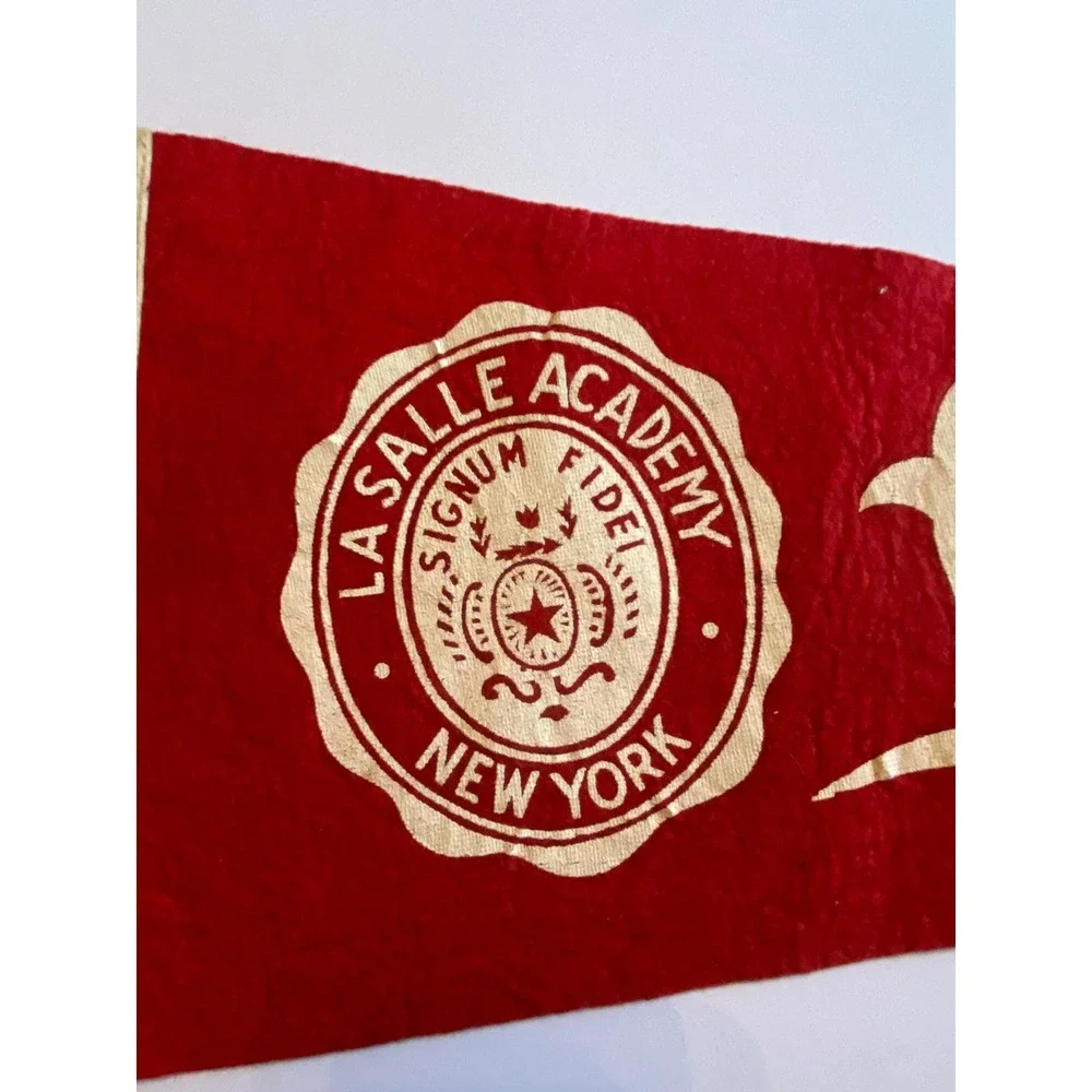 Vintage NY La Salle academy pennant